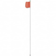 Checkers - Marking Flags Type: Warning Whip Flag w/Light Message or Pattern: Reflective X - Exact Tooling