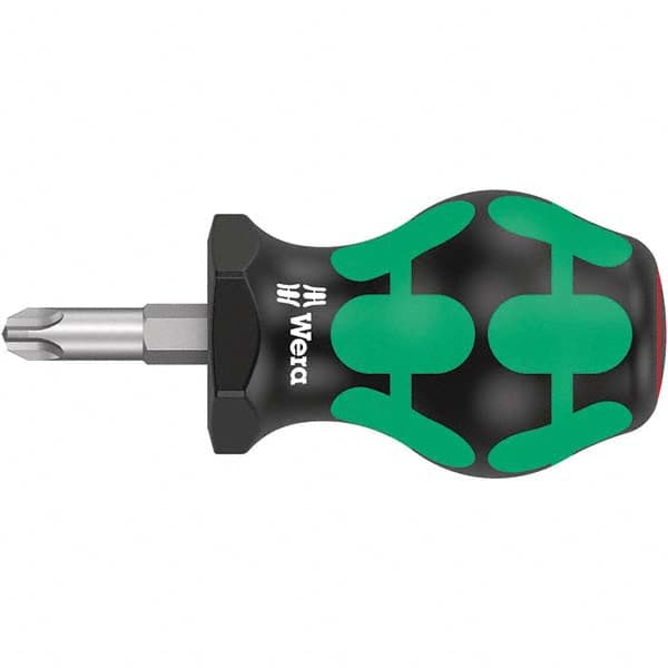 Wera - Phillips Screwdrivers Tool Type: Stubby Phillips Handle Style/Material: Ergonomic - Exact Tooling