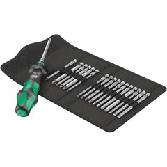 Wera - Screwdriver Bit Sets Type: Bit Set Drive Size: 1/4 (Inch) - Exact Tooling