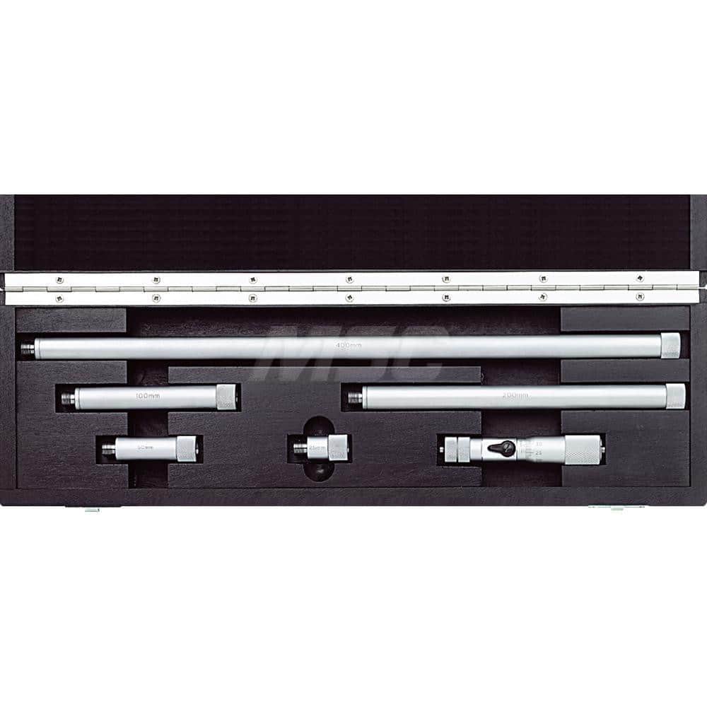 Mahr - Mechanical Inside Micrometer Sets; Minimum Measurement (Inch): 3.9300 ; Minimum Measurement (mm): 100 ; Minimum Measurement (Decimal Inch): 3.9300 ; Maximum Measurement (Inch): 35.4000 ; Maximum Measurement (Decimal Inch): 35.4000 ; Maximum Measur - Exact Tooling