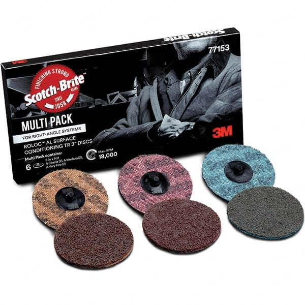 3M - Quick Change Discs Disc Diameter (Inch): 3 Attaching System: Type TR - Exact Tooling