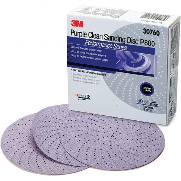 3M - Hook & Loop Discs Abrasive Type: Sanding Disc Disc Diameter (Inch): 6 - Exact Tooling
