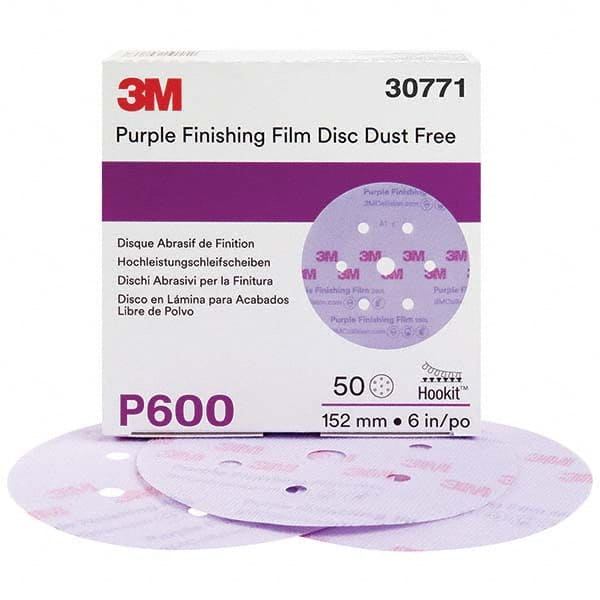 3M - Hook & Loop Discs Abrasive Type: Film Disc Disc Diameter (Inch): 6 - Exact Tooling