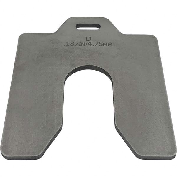 Maudlin Products - Metal Shim Stock Type: Slotted Shim Material: Stainless Steel - Exact Tooling