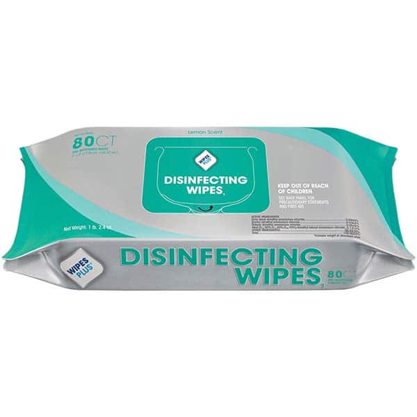 Tri-Chem - Pack of (12), 80 ct, 7 x 8 Disinfecting Wipes - Exact Tooling