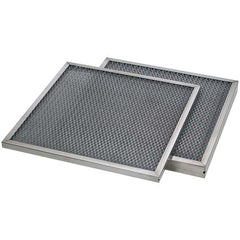 PRO-SOURCE - Pleated & Panel Air Filters; Filter Type: Aluminum Mesh ; Nominal Height (Inch): 10 ; Nominal Width (Inch): 20 ; Nominal Depth (Inch): 2 ; Media Material: Corrugated Aluminum ; Integrated Frame: Yes - Exact Tooling