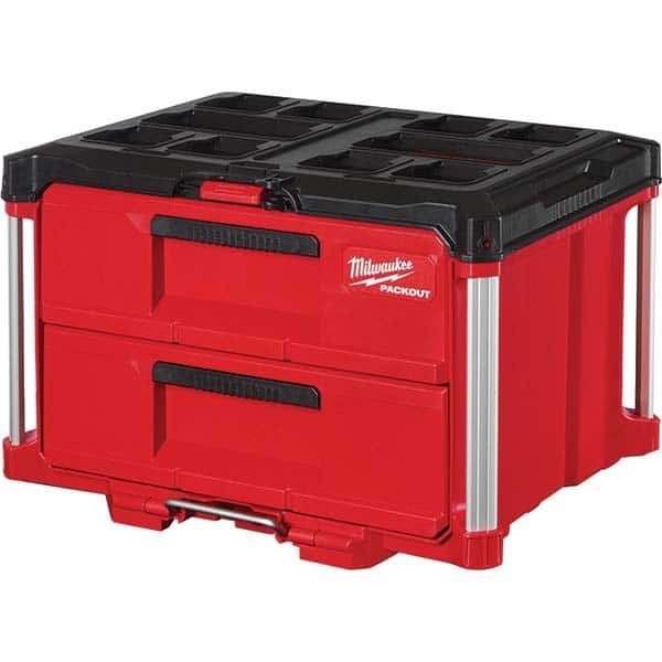 Milwaukee Tool - 2 Drawer 2 Compartment Tool Box - Exact Tooling