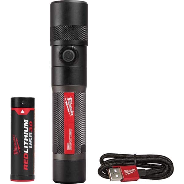 Milwaukee Tool - Flashlights; Type: Industrial/Tactical ; Bulb Type: LED ; Battery Size: 4V ; Rechargeable: Yes ; Maximum Light Output (Lumens): 1100 ; Body Type: Standard - Exact Tooling