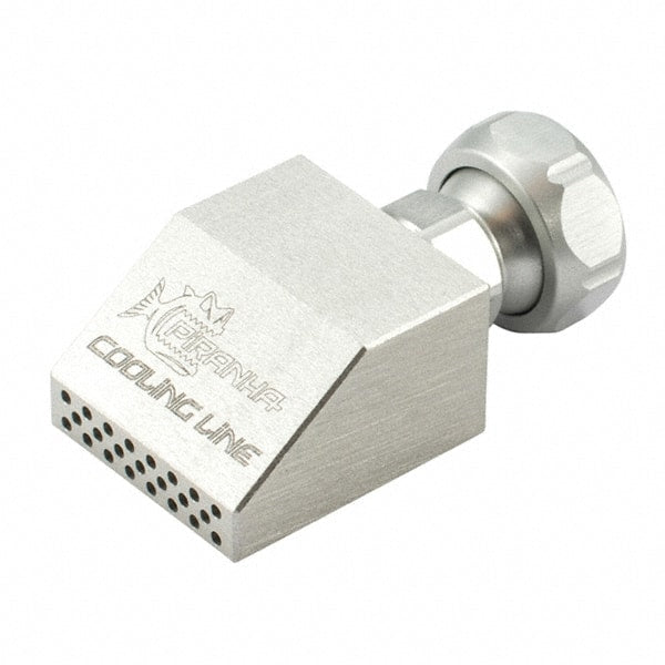 Piranha Cooling Line - Coolant Hose Nozzles Type: High-Pressure Nozzle Nozzle Type: Flat - Exact Tooling