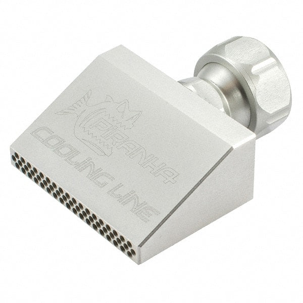 Piranha Cooling Line - Coolant Hose Nozzles Type: High-Pressure Nozzle Nozzle Type: Flat - Exact Tooling