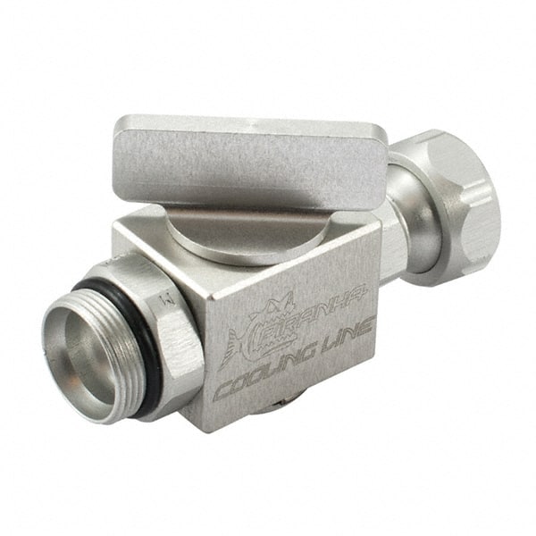 Piranha Cooling Line - Instrumentation Ball Valves Material: Aluminum Pipe Size: 0.25 (Inch) - Exact Tooling