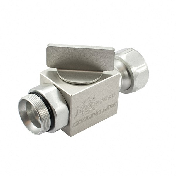 Piranha Cooling Line - Instrumentation Ball Valves Material: Aluminum Pipe Size: 0.5 (Inch) - Exact Tooling