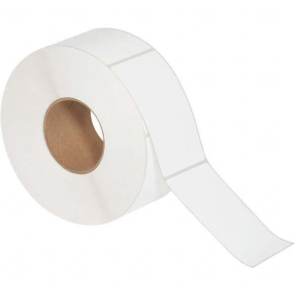 Value Collection - Pack of 6 Rolls, 1,300 Labels per Roll, 3" x 5" White Matte Coated Facestock Thermal Labels - Exact Tooling