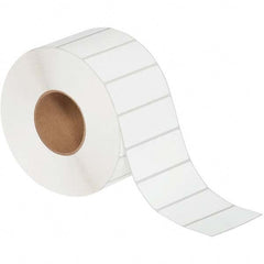 Value Collection - Pack of 4 Rolls, 3,850 Labels per Roll, 4" x 1-1/2" White Matte Coated Facestock Thermal Labels - Exact Tooling
