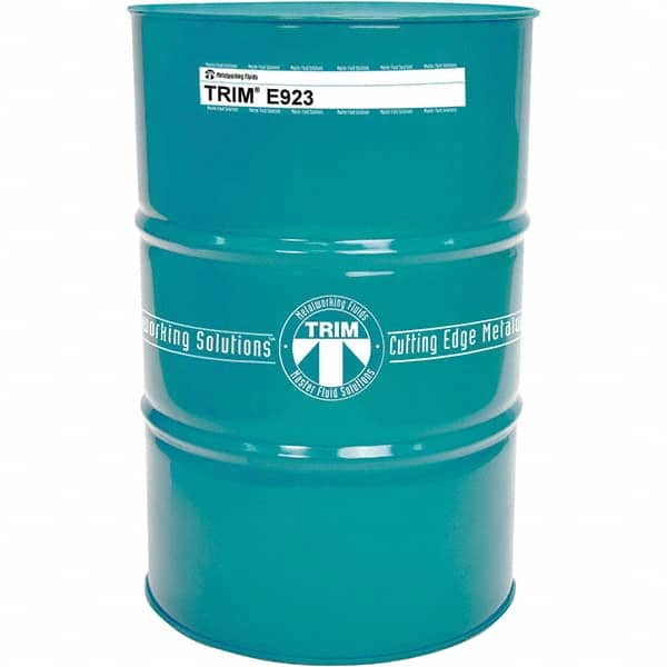 Master Fluid Solutions - TRIM E923 54 Gal Drum Cutting, Drilling, Sawing, Grinding, Tapping & Turning Fluid - Exact Tooling
