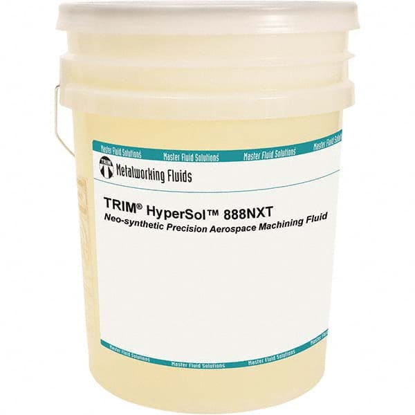 Master Fluid Solutions - TRIM HyperSol 888NXT 5 Gal Pail Cutting, Drilling, Sawing, Grinding, Tapping & Turning Fluid - Exact Tooling