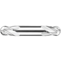 ‎3/64″ Dia. × 1/8″ Shank × 3/32″ DOC × 1-1/2″ OAL, Carbide Uncoated, Spiral , 4 Flute, 30° Helix, Ballnose End Mill - Exact Tooling