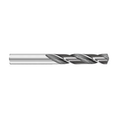 #43 Dia. × 0.089″ Shank × 1″ Flute Length × 2″ OAL, 7xD, 135°, Uncoated, 2xD Flute, External Coolant, Round Solid Carbide Drill - Exact Tooling