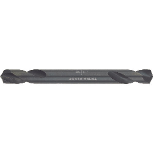 ‎1/4 Dia. - .2500 Decimal - 3/4 Flute Length-2-1/2 OAL - HSS - Black Oxide - Double End Body Drill Series/List #1400 - Exact Tooling