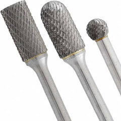 WALTER Surface Technologies - Burr Sets Head Shape: (2) Cylinder; (2) Cylinder w/Radius End; (2) Ball; (2) Cone w/Radius End Tooth Style: Double Cut - Exact Tooling