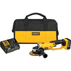 DeWALT - Angle & Disc Grinders Type of Power: Cordless Wheel Diameter (Inch): 4-1/2 - Exact Tooling