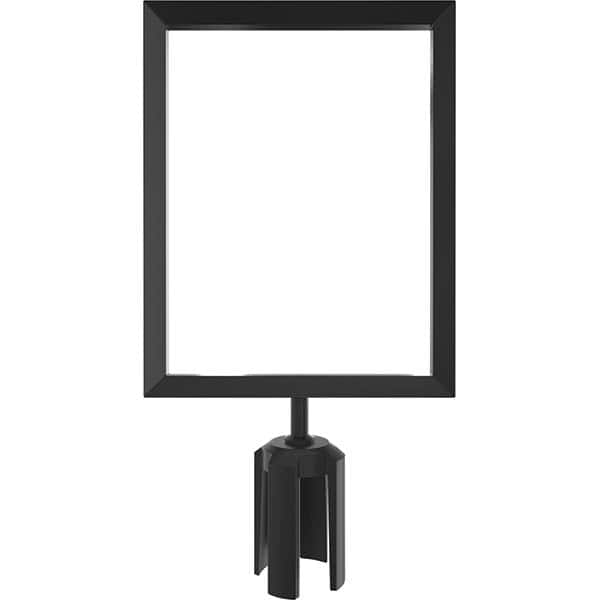 Trafford Industrial - Barrier Parts & Accessories Type: Stanchion Color: Black - Exact Tooling
