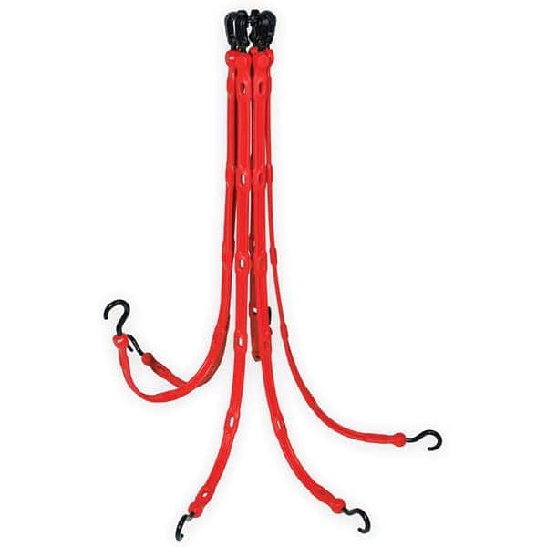 The Perfect Bungee - Stretch Tie Downs Type: FlexWeb Tie Down End Type: Molded in Hook & Safety Clasp; Molded Nylon Hook End; Overmolded Nylon Hook End - Exact Tooling
