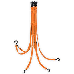 The Perfect Bungee - Stretch Tie Downs Type: FlexWeb Tie Down End Type: Molded in Hook & Safety Clasp; Molded Nylon Hook End; Overmolded Nylon Hook End - Exact Tooling