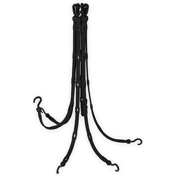 The Perfect Bungee - Stretch Tie Downs Type: FlexWeb Tie Down End Type: Molded in Hook & Safety Clasp; Molded Nylon Hook End; Overmolded Nylon Hook End - Exact Tooling