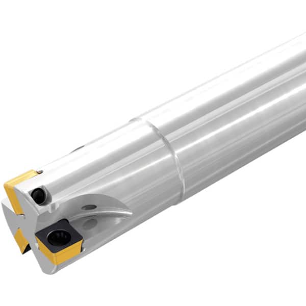 Iscar - Indexable Square-Shoulder End Mills Cutting Diameter (mm): 10.00 Cutting Diameter (Decimal Inch): 0.3937 - Exact Tooling