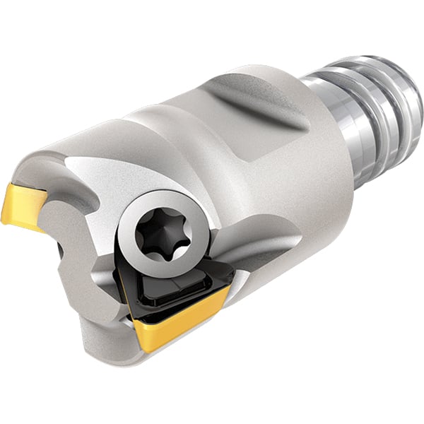 Iscar - Indexable Square-Shoulder End Mills Cutting Diameter (mm): 10.00 Cutting Diameter (Decimal Inch): 0.3937 - Exact Tooling