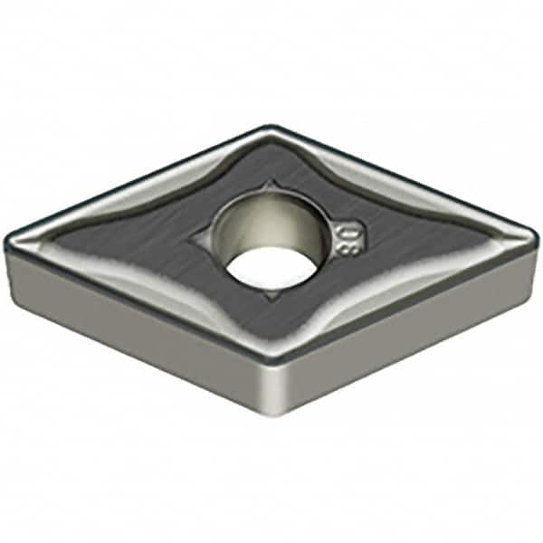 Sumitomo - DNMG434 EEM Grade AC5025S Carbide Turning Insert - TiAlSiN Finish, 55° Diamond, 1/2" Inscr Circle, 3/16" Thick, 1/16" Corner Radius - Exact Tooling