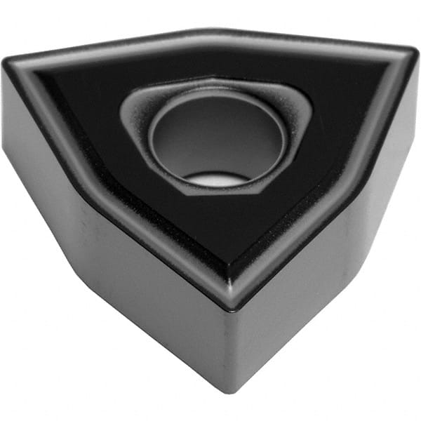 Sumitomo - WNMG331 EEX Grade AC5025S Carbide Turning Insert - TiAlSiN Finish, 80° Trigon, 3/8" Inscr Circle, 3/16" Thick, 0.0156" Corner Radius - Exact Tooling