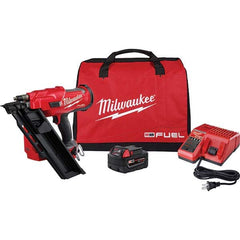 Milwaukee Tool - Cordless Nailers Fastener Type: Framing Nailer Nail Length (Inch): 2 - 3-1/2 - Exact Tooling