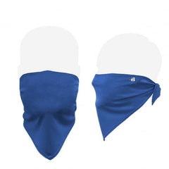 Badger Sport - 100 Pack, Size Universal Royal Blue Bandana Design Washable Face Mask - Exact Tooling