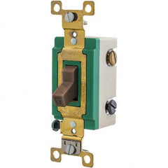 Bryant Electric - Wall & Dimmer Light Switches Switch Type: Three Way Switch Operation: Toggle - Exact Tooling