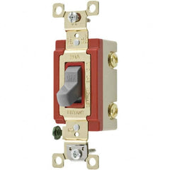 Bryant Electric - Wall & Dimmer Light Switches Switch Type: NonDimmer Switch Operation: Toggle - Exact Tooling