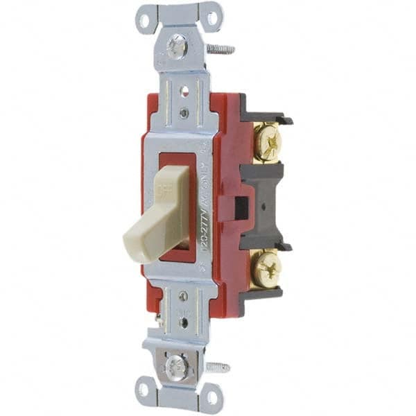 Bryant Electric - Wall & Dimmer Light Switches Switch Type: Three Way Switch Operation: Toggle - Exact Tooling