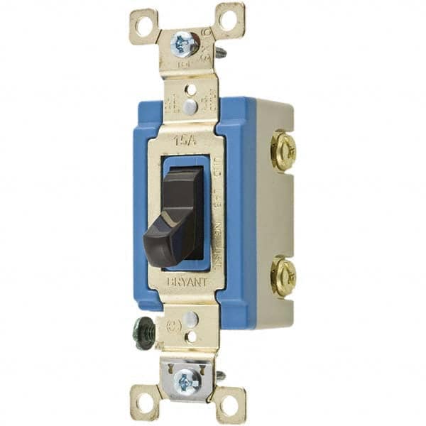 Bryant Electric - Wall & Dimmer Light Switches Switch Type: NonDimmer Switch Operation: Toggle - Exact Tooling