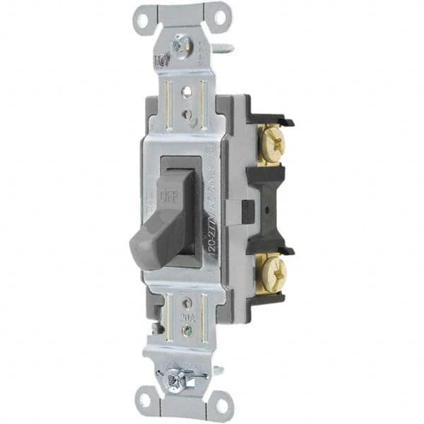 Bryant Electric - Wall & Dimmer Light Switches Switch Type: NonDimmer Switch Operation: Toggle - Exact Tooling