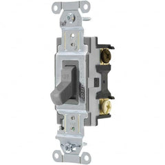 Bryant Electric - Wall & Dimmer Light Switches Switch Type: Three Way Switch Operation: Toggle - Exact Tooling