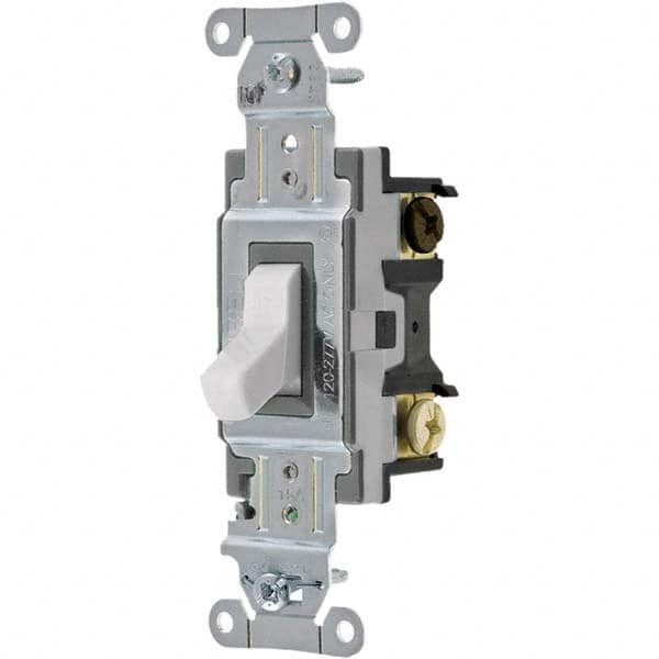 Bryant Electric - Wall & Dimmer Light Switches Switch Type: Three Way Switch Operation: Toggle - Exact Tooling