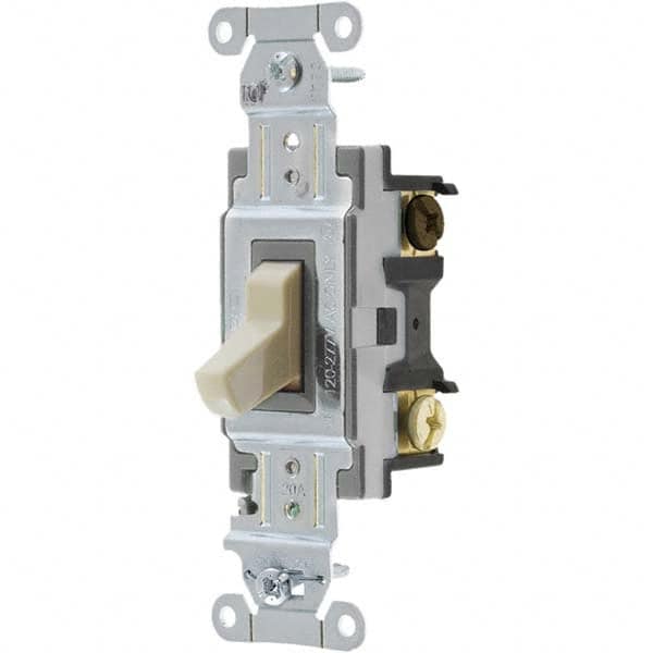 Bryant Electric - Wall & Dimmer Light Switches Switch Type: Four Way Switch Operation: Toggle - Exact Tooling