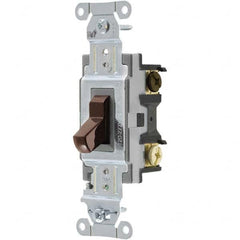 Bryant Electric - Wall & Dimmer Light Switches Switch Type: Three Way Switch Operation: Toggle - Exact Tooling