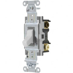 Bryant Electric - Wall & Dimmer Light Switches Switch Type: Three Way Switch Operation: Toggle - Exact Tooling