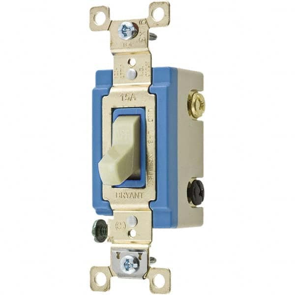 Bryant Electric - Wall & Dimmer Light Switches Switch Type: Four Way Switch Operation: Toggle - Exact Tooling