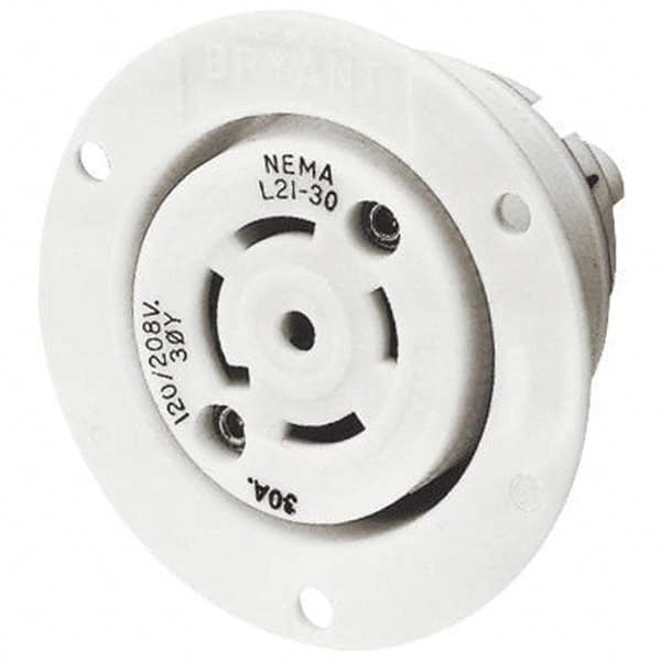Bryant Electric - Twist Lock Receptacles Receptacle/Part Type: Receptacle Gender: Female - Exact Tooling