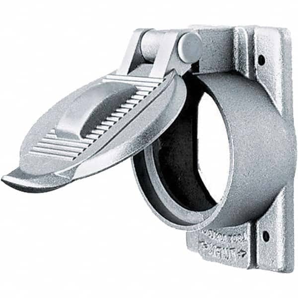 Bryant Electric - Weatherproof Box Covers Cover Shape: Rectangle Number of Holes in Outlet: 1 - Exact Tooling