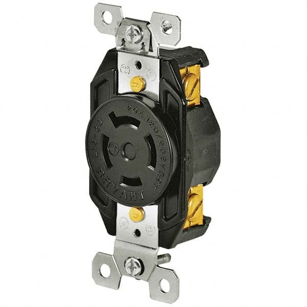 Bryant Electric - Twist Lock Receptacles Receptacle/Part Type: Receptacle Gender: Female - Exact Tooling