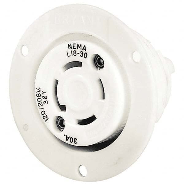 Bryant Electric - Twist Lock Receptacles Receptacle/Part Type: Receptacle Gender: Female - Exact Tooling